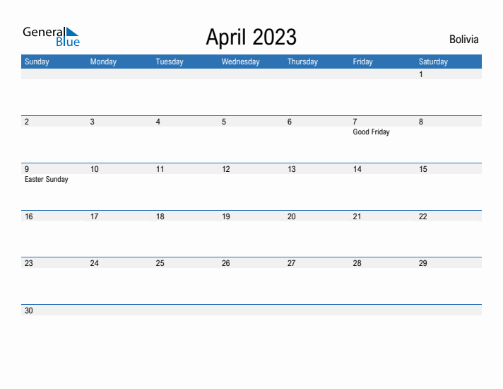 Fillable April 2023 Calendar