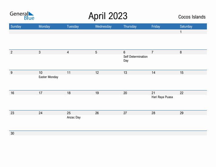 Fillable April 2023 Calendar