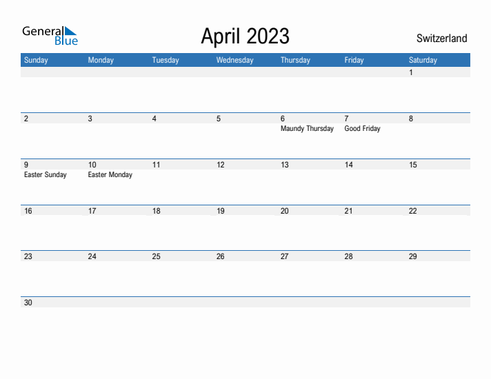 Fillable April 2023 Calendar