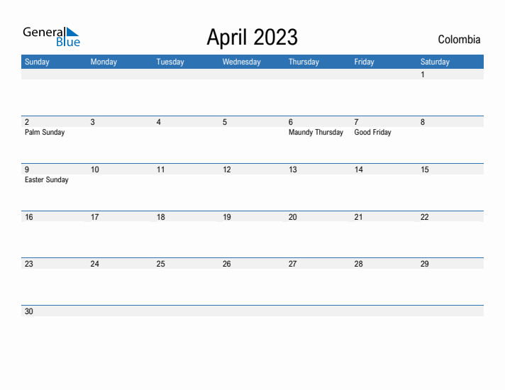 Fillable April 2023 Calendar