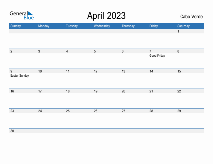 Fillable April 2023 Calendar