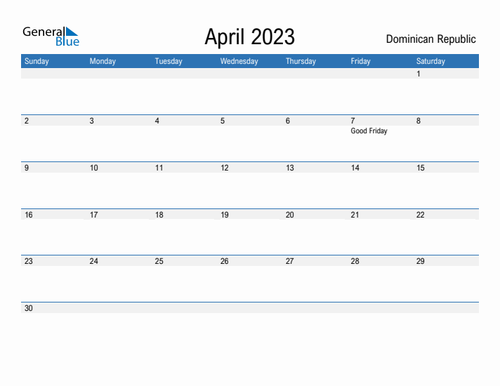 Fillable April 2023 Calendar