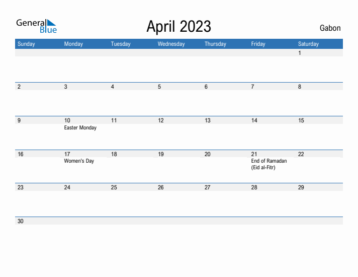 Fillable April 2023 Calendar