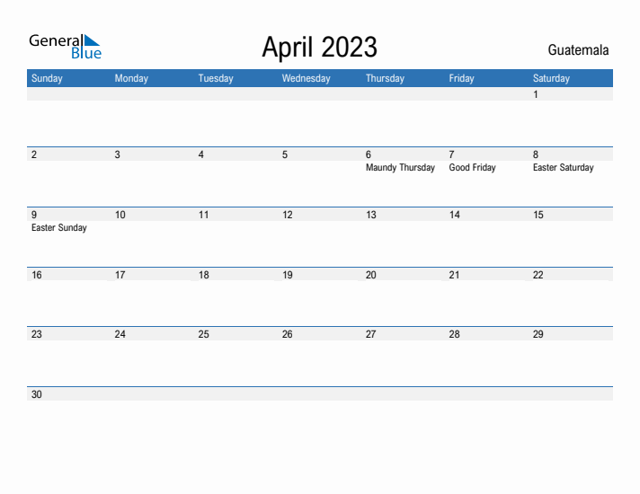 Fillable April 2023 Calendar