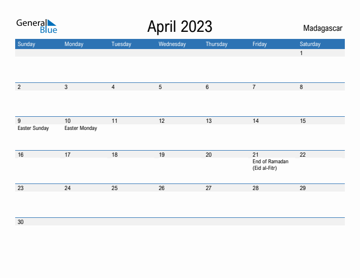 Fillable April 2023 Calendar