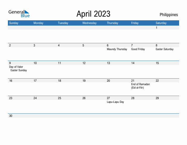 Fillable April 2023 Calendar