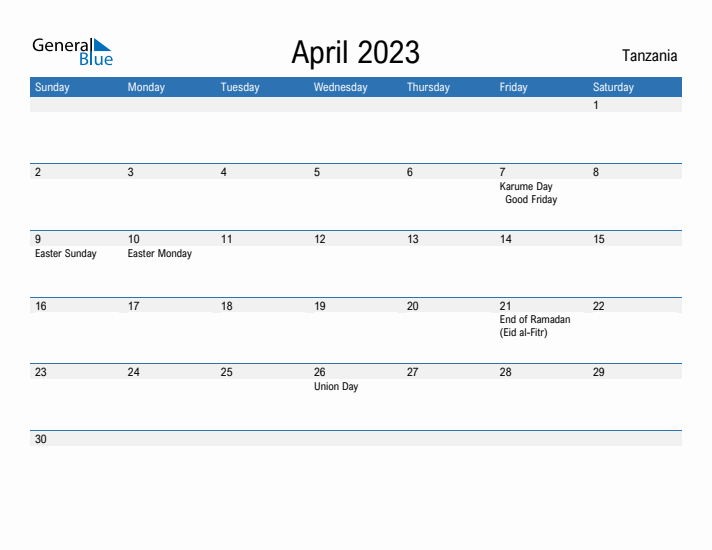 Fillable April 2023 Calendar