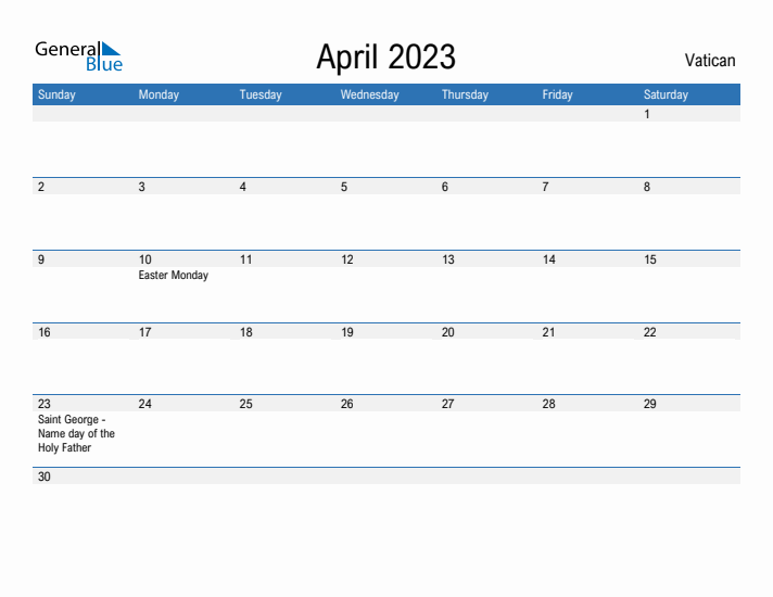 Fillable April 2023 Calendar