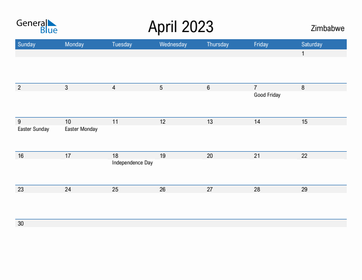 Fillable April 2023 Calendar