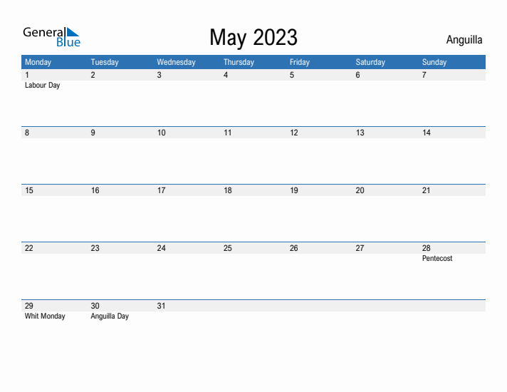 Fillable May 2023 Calendar