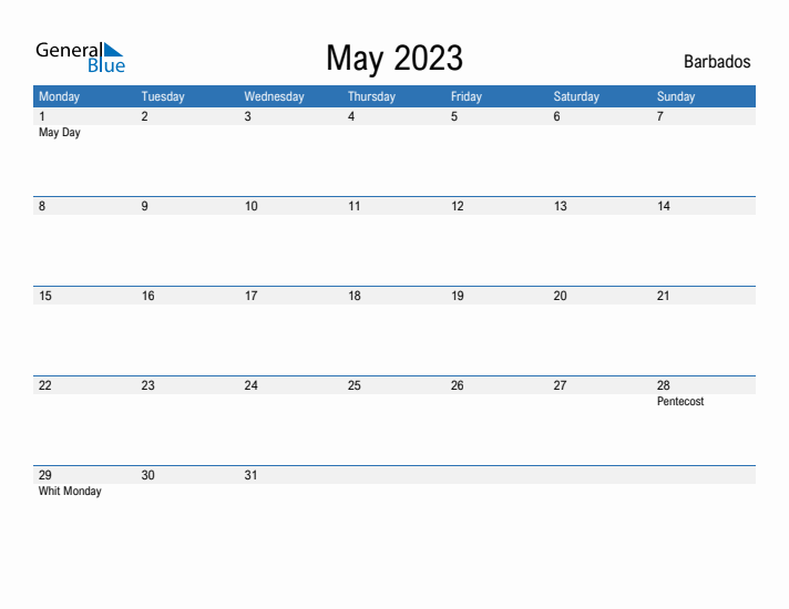 Fillable May 2023 Calendar