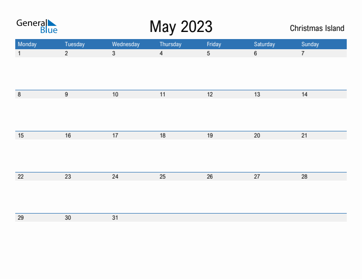 Fillable May 2023 Calendar