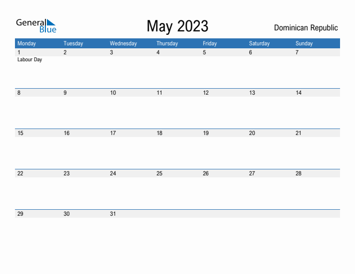 Fillable May 2023 Calendar