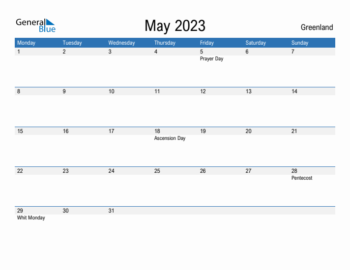 Fillable May 2023 Calendar