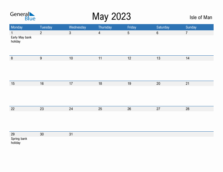 Fillable May 2023 Calendar