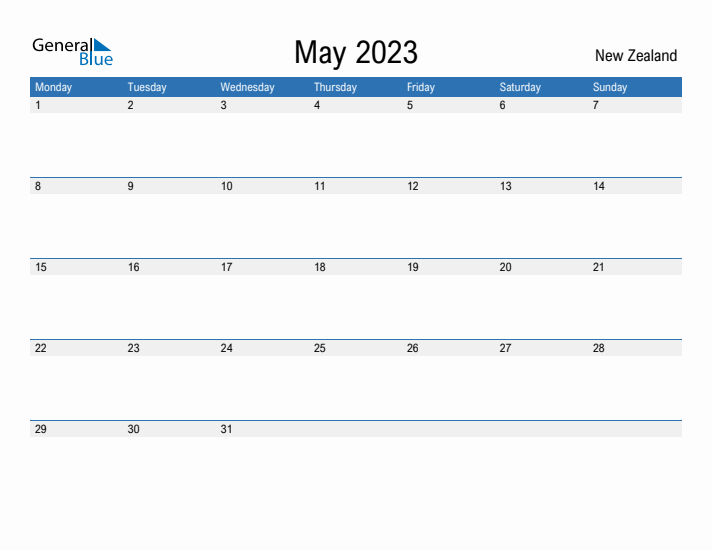 Fillable May 2023 Calendar