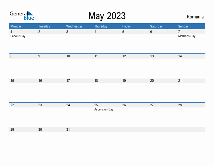 Fillable May 2023 Calendar