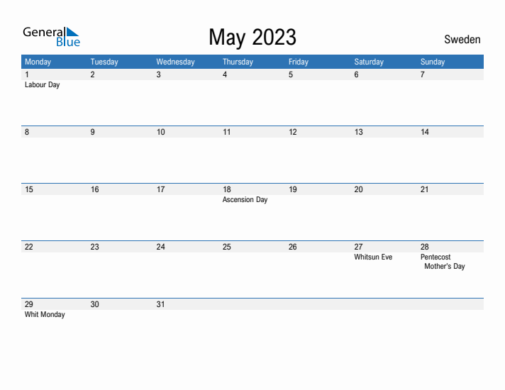 Fillable May 2023 Calendar