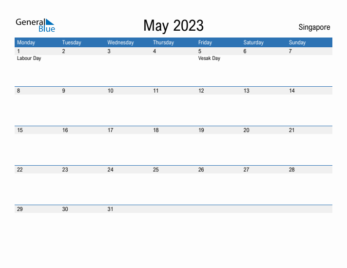 Fillable May 2023 Calendar