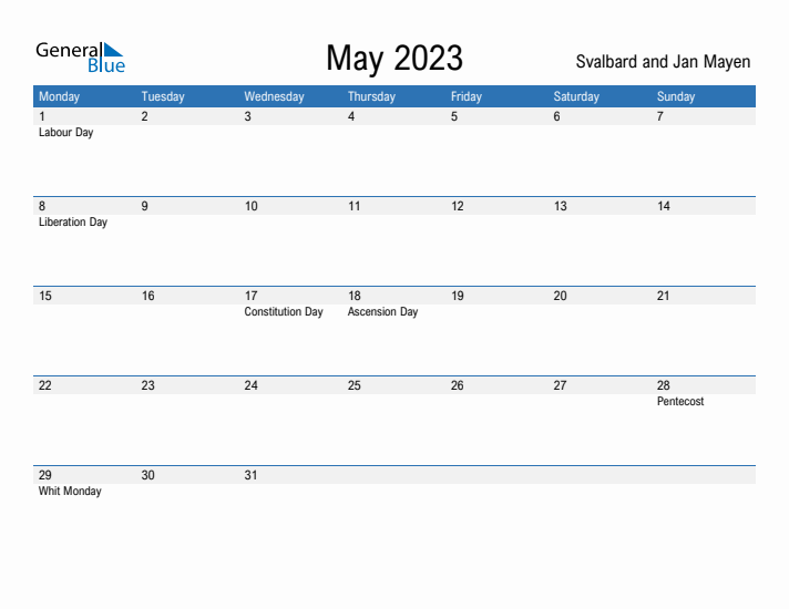 Fillable May 2023 Calendar