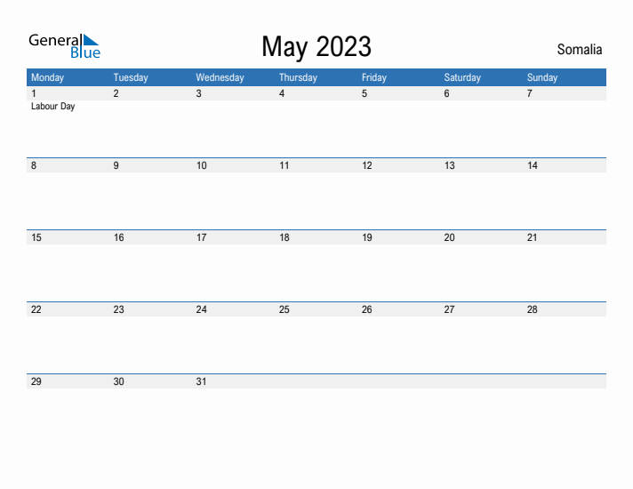 Fillable May 2023 Calendar