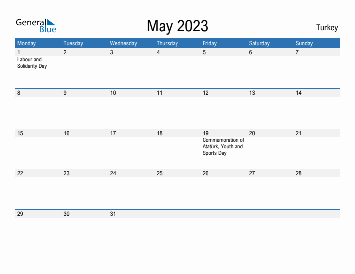 Fillable May 2023 Calendar