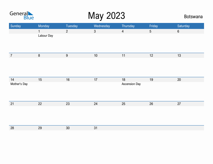 Fillable May 2023 Calendar