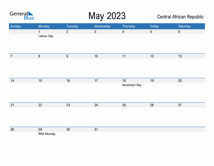 Fillable May 2023 Calendar