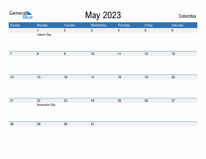 Fillable May 2023 Calendar