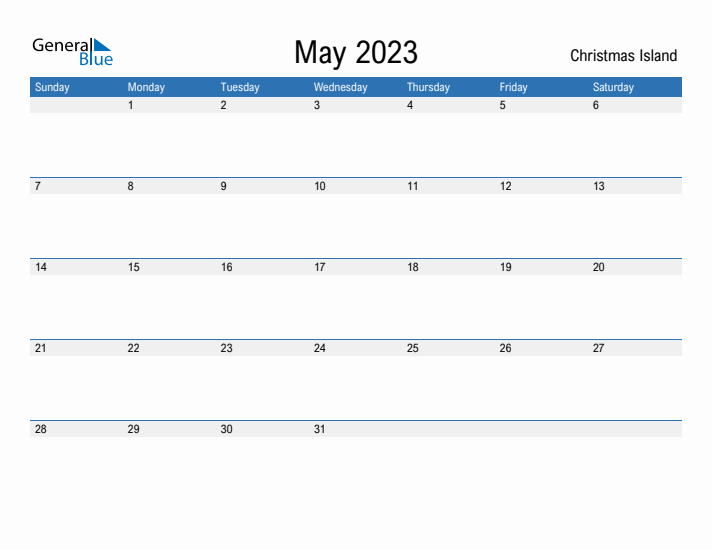 Fillable May 2023 Calendar