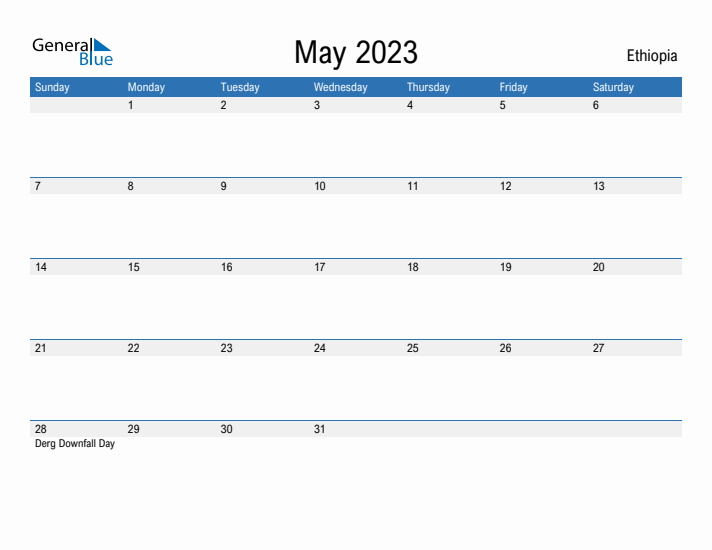 Fillable May 2023 Calendar