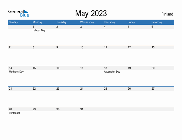 Fillable May 2023 Calendar