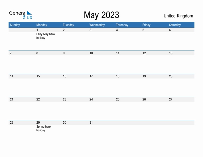 Fillable May 2023 Calendar