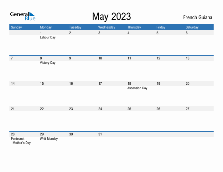 Fillable May 2023 Calendar