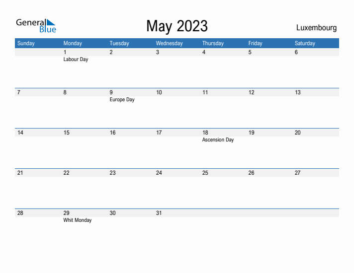 Fillable May 2023 Calendar