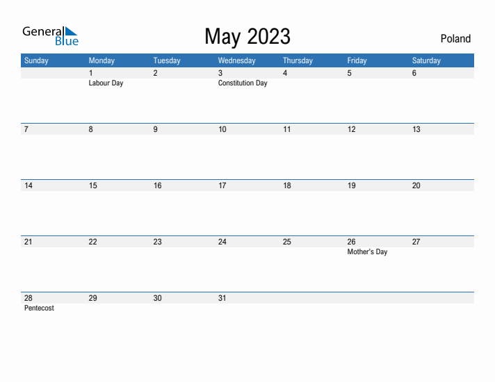 Fillable May 2023 Calendar