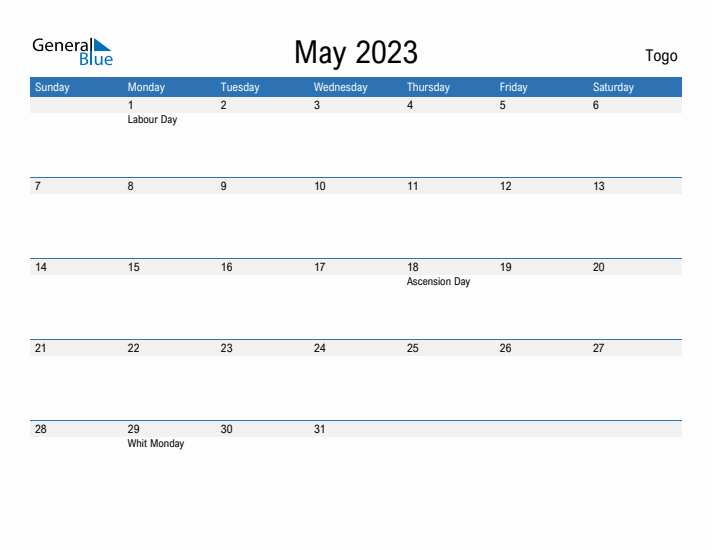 Fillable May 2023 Calendar