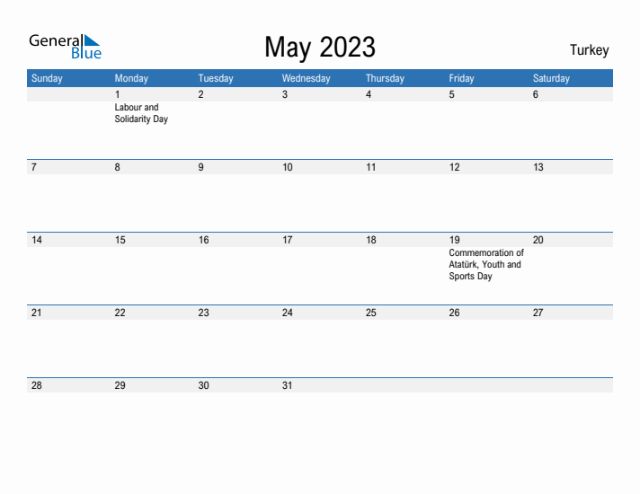 Fillable May 2023 Calendar