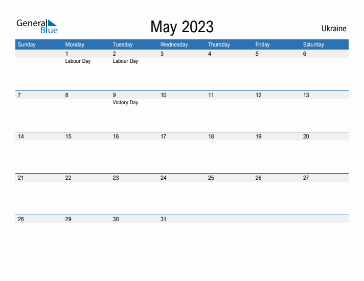 Fillable May 2023 Calendar