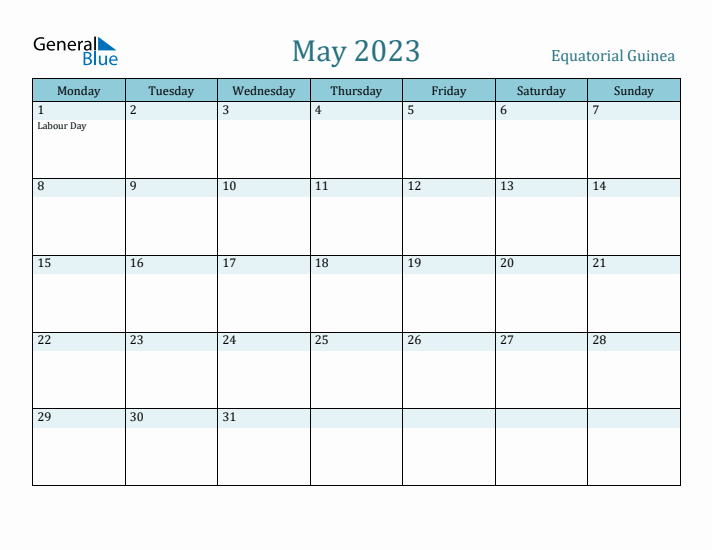 May 2023 Calendar with Holidays