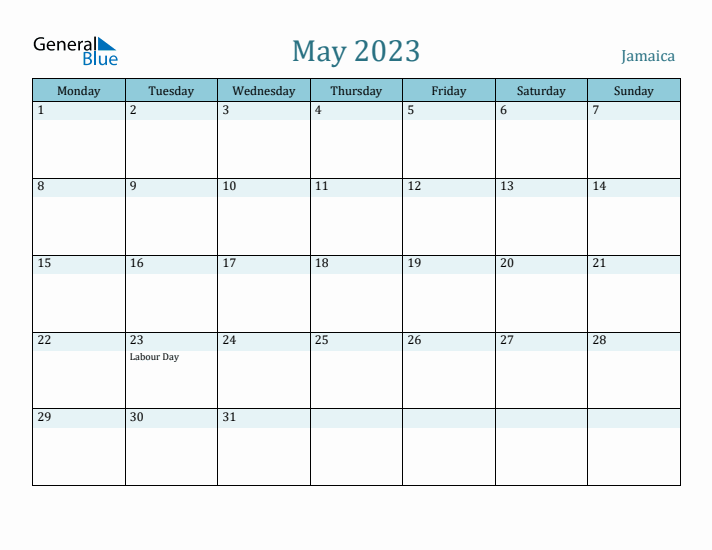 May 2023 Calendar with Holidays