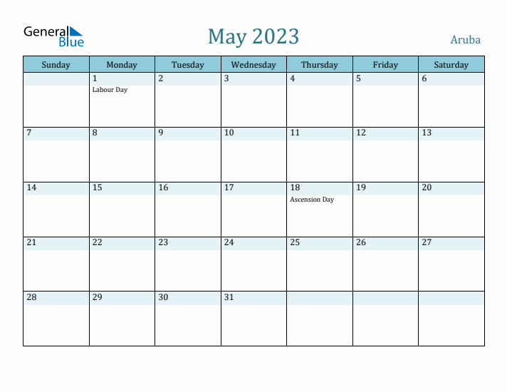 May 2023 Calendar with Holidays