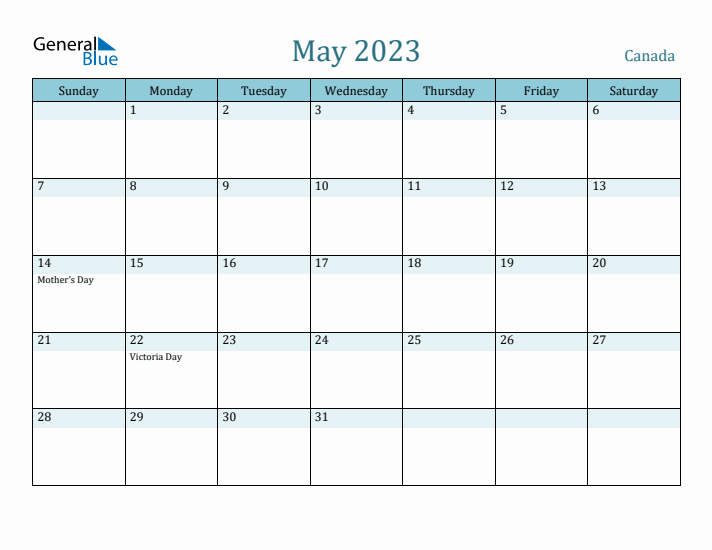 May 2023 Calendar with Holidays