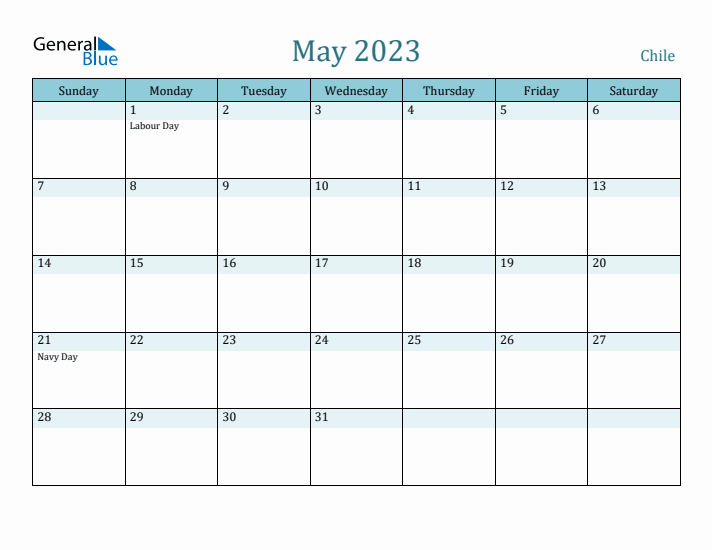 May 2023 Calendar with Holidays