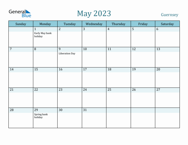 May 2023 Calendar with Holidays