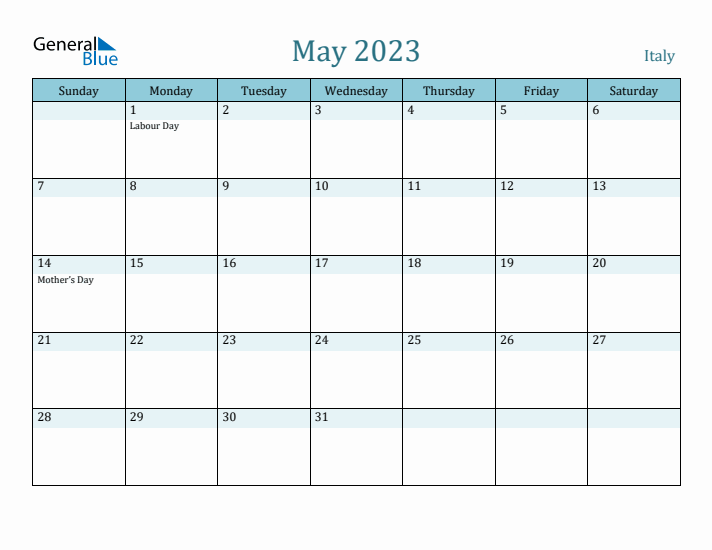 May 2023 Calendar with Holidays