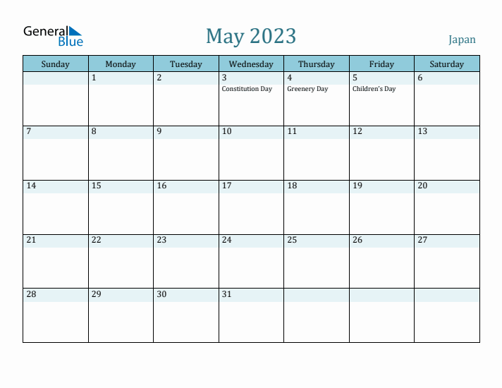 May 2023 Calendar with Holidays