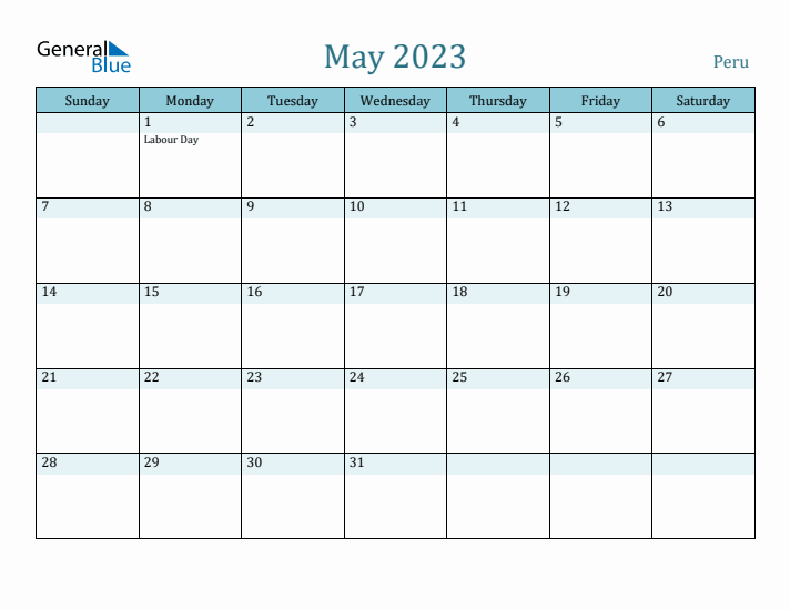 May 2023 Calendar with Holidays