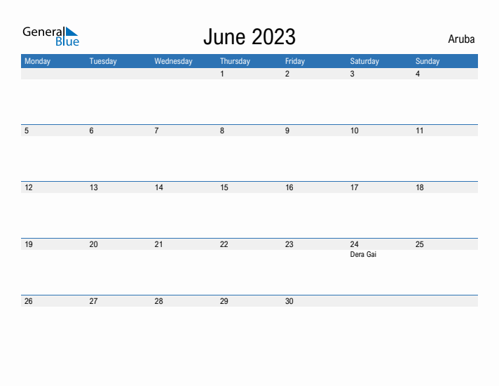 Fillable June 2023 Calendar