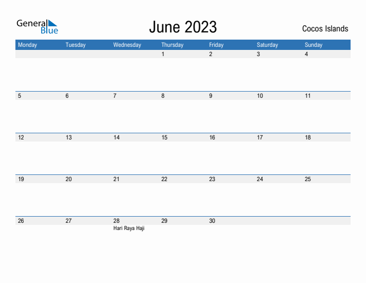 Fillable June 2023 Calendar